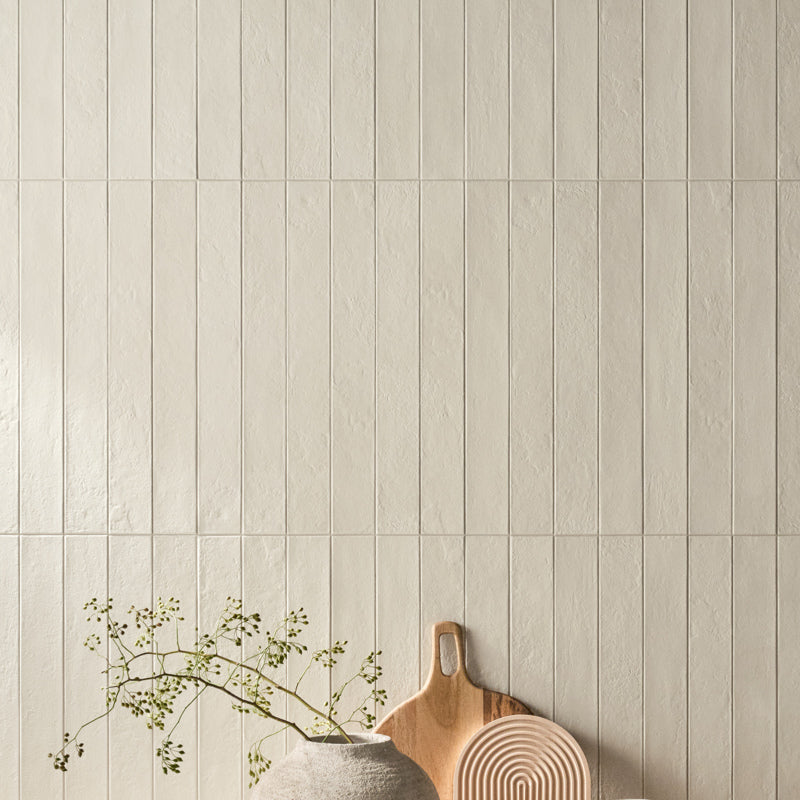 Long Thin White Brick Metro Decorative Porcelain Tiles