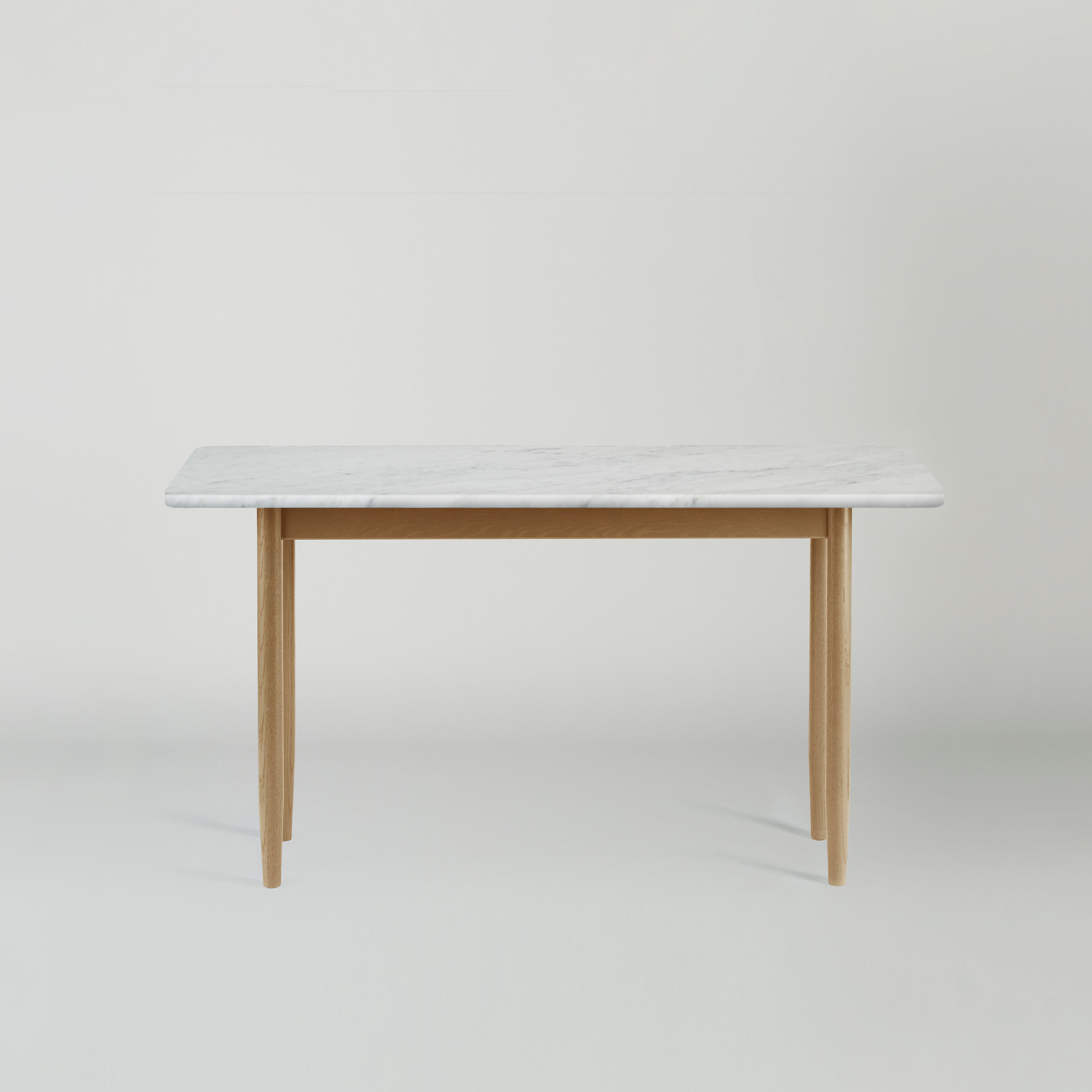 Marble Handmade Console Table - White
