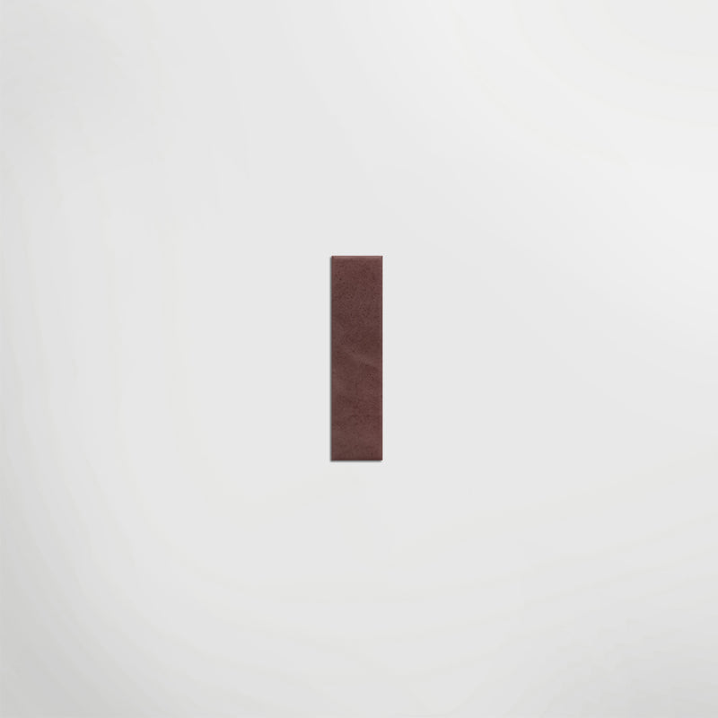 Amaranto Red Burgundy Decorative Long Thin Brick Metro 240mm X 60mm Porcelain Tiles