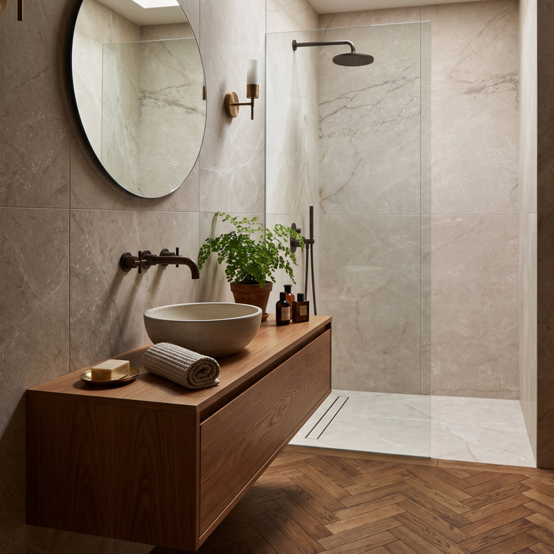 Classic Beige - Marble Effect Porcelain