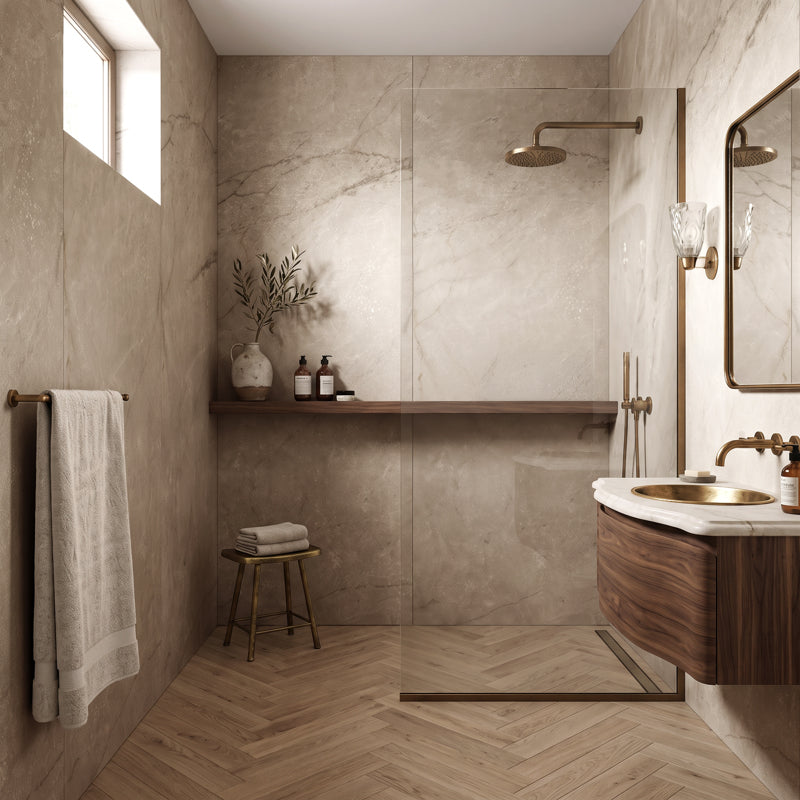 Classic Beige Grande - Marble Effect Porcelain