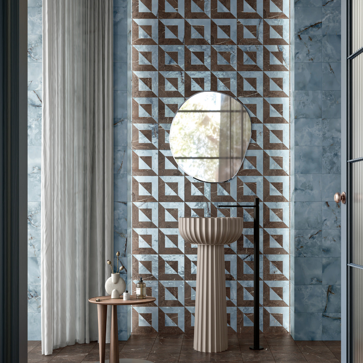 Dimore Audrey Marrone Imperiale Porcelain