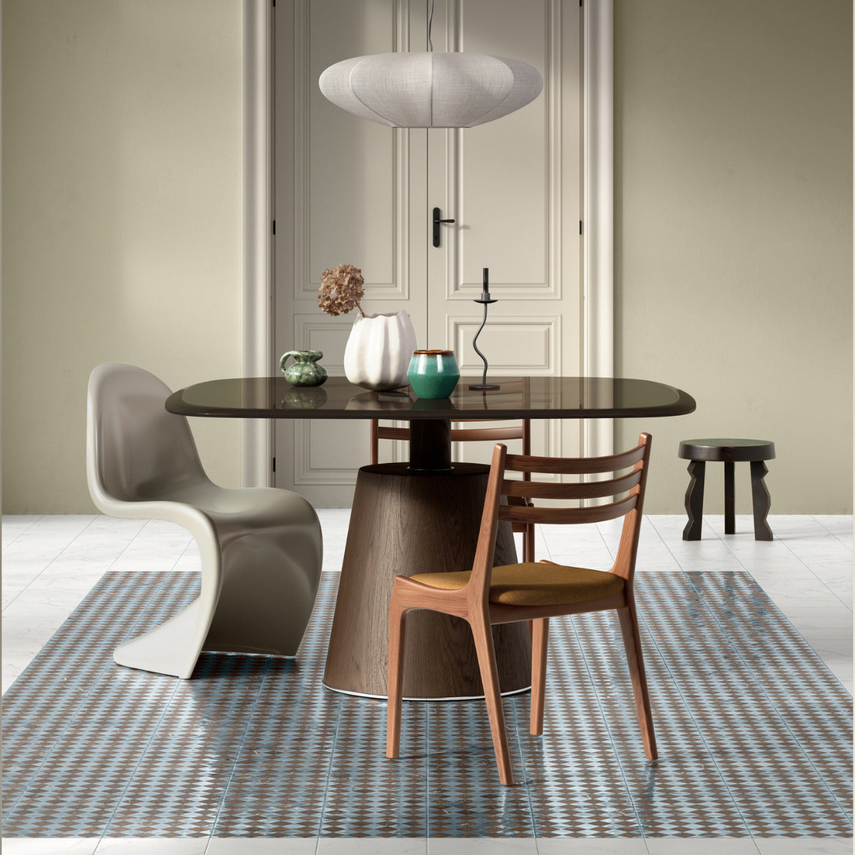 Dimore Dalila Marrone Imperiale Porcelain