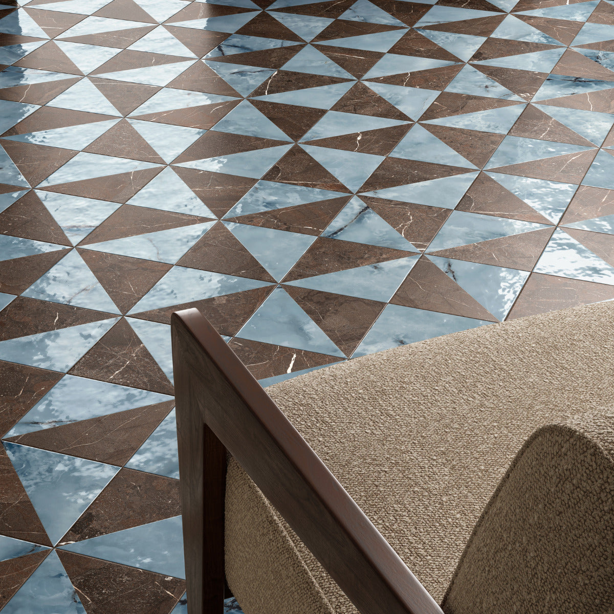 Dimore Eulalia Marrone Imperiale Porcelain