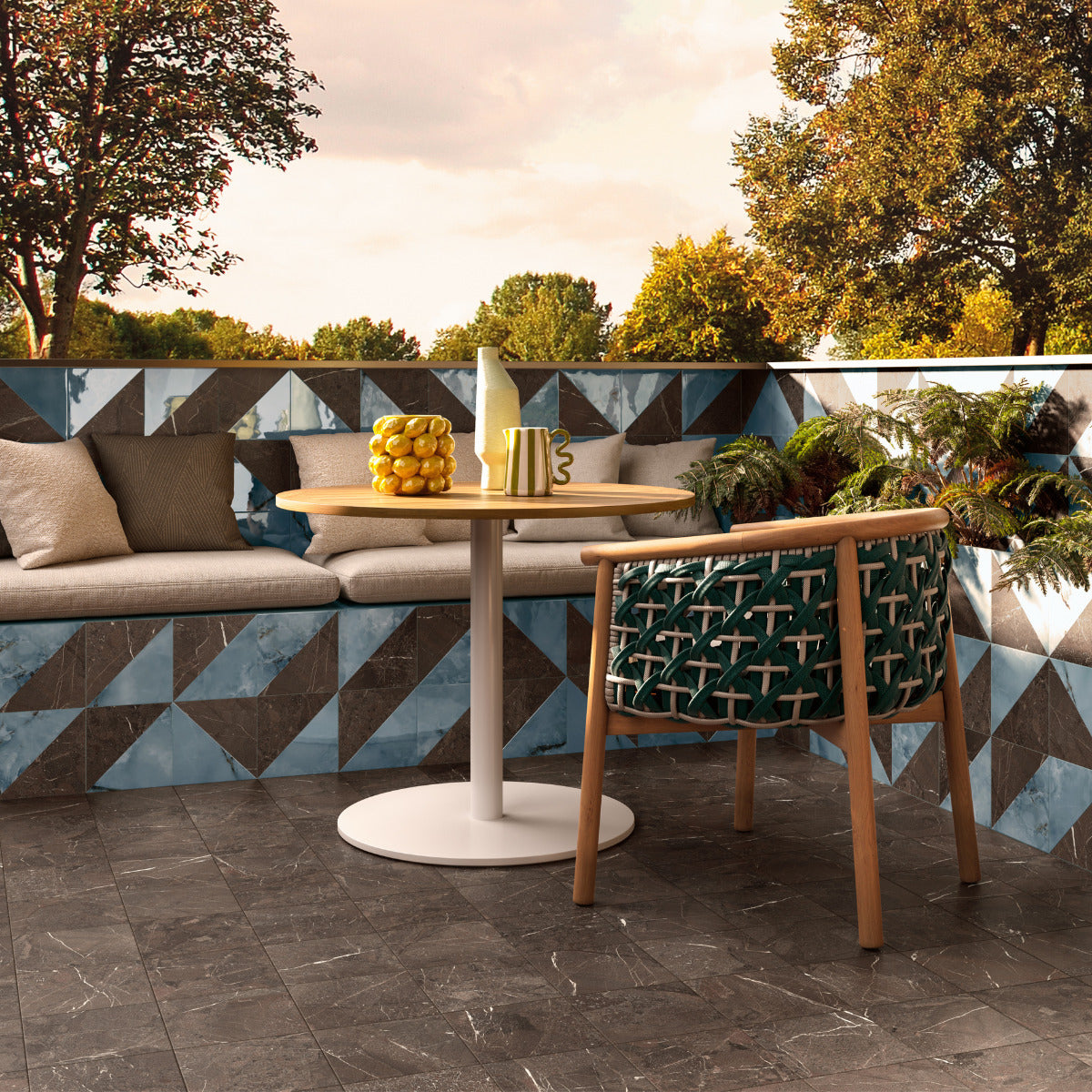 Dimore Marrone Imperiale Porcelain