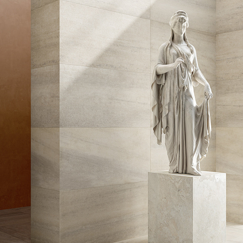 White Stone Effect 1200mm X 600mm Porcelain Tiles