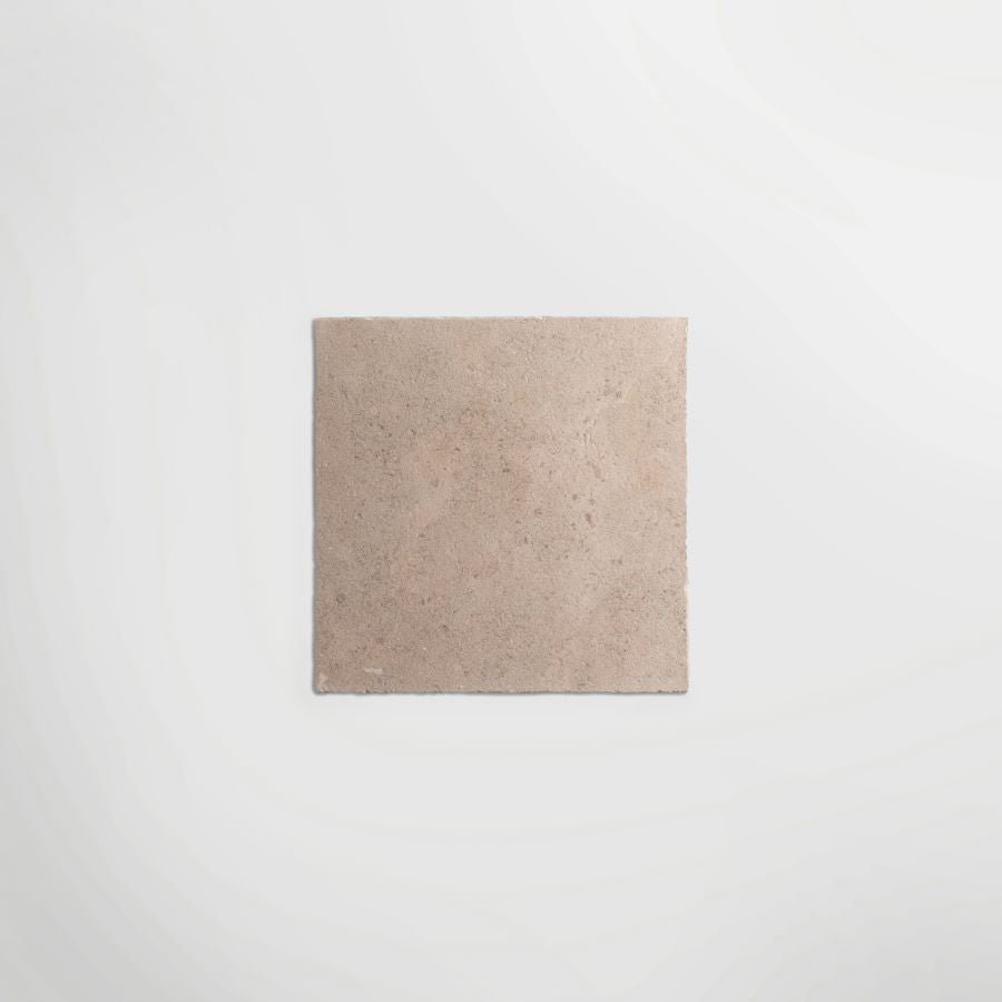 Aged Limestone Floor Tiles - Diamond Brushed Beige Tiles