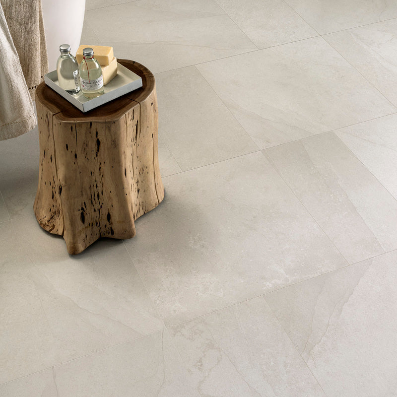 French White - Limestone Effect Porcelain