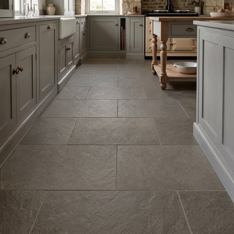 Grey Natural Limestone Flagstone Tiles
