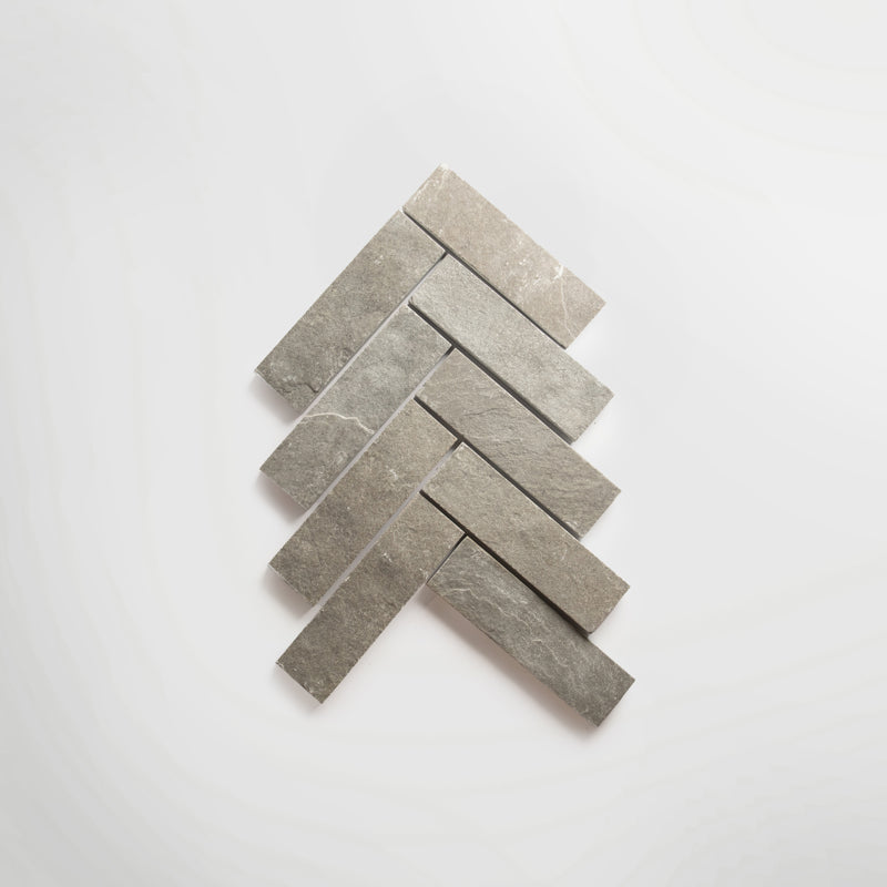 Natural Grey Limestone Parquet Stone Flooring Tiles