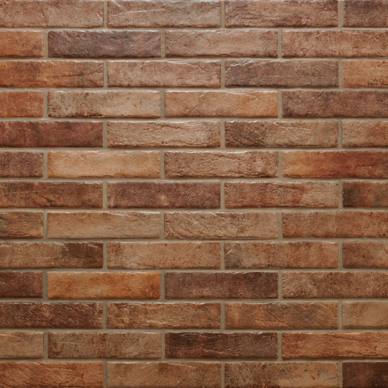 Red Decorative 250mm X 60mm Porcelain Tiles