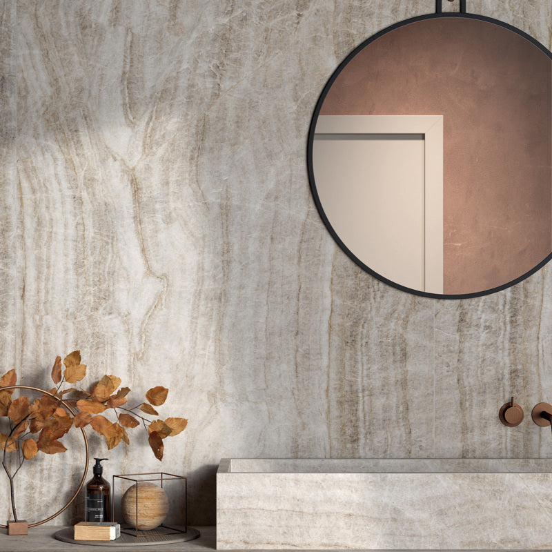 Beige Marble Effect Floor And Wall Indoor 2800mm X 1200mm Porcelain Tiles