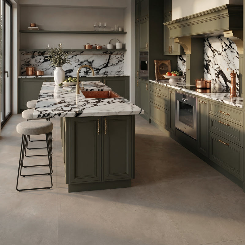 Milan Taupe - Stone Effect Porcelain Tiles