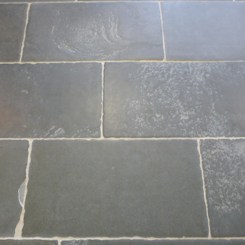 Nero Antica Distressed Limestone Black Kitchen Floor Tile
