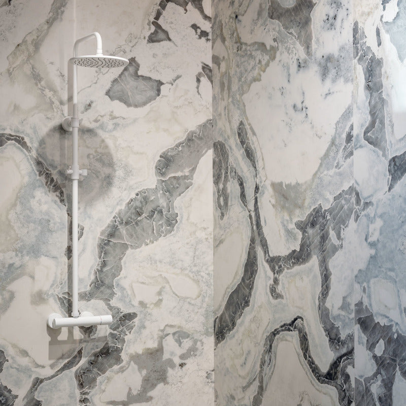 White Marble Effect Floor And Wall Indoor 2800mm X 1200mm Porcelain Tiles