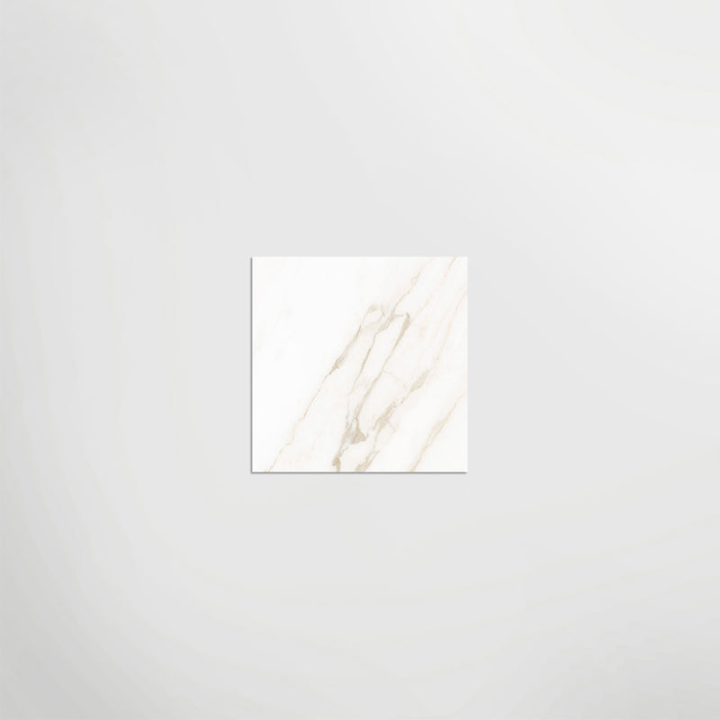 White Marble Effect 300mm X 300mm Porcelain Tiles