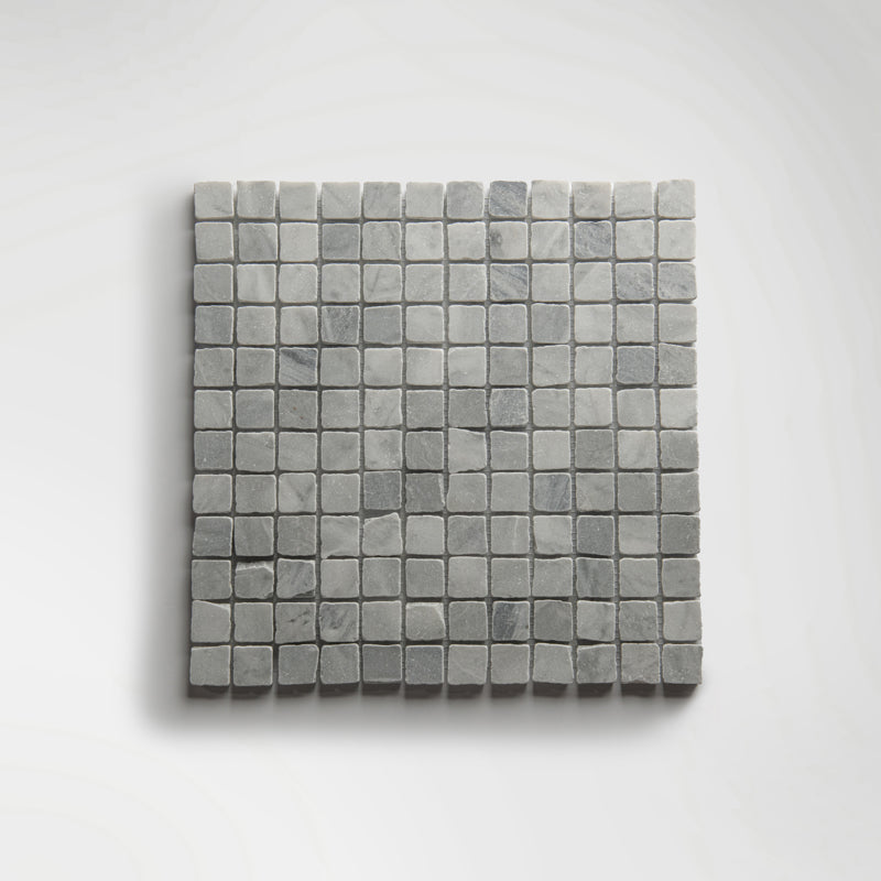 Grey Tumbled Marble Mosaic Tiles