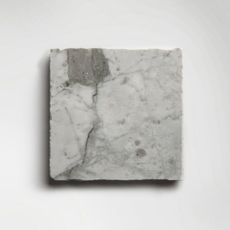 Small Grey Handmade Square Marble Tiles