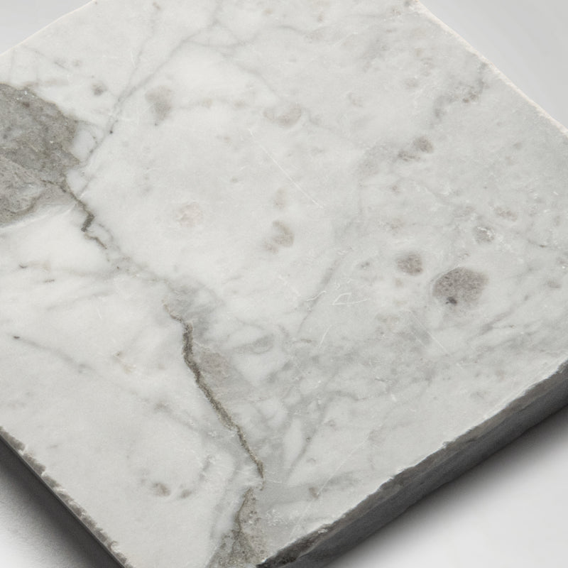 Small Grey Handmade Square Marble Tiles