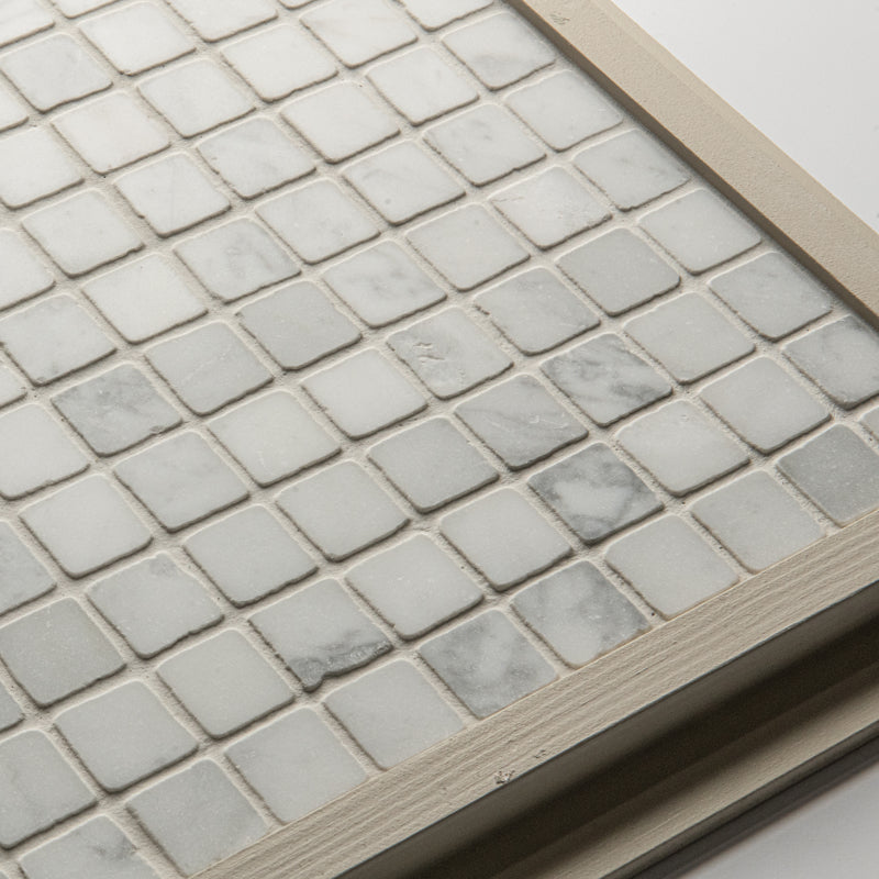 Roman Bianco Carrara Mosaic