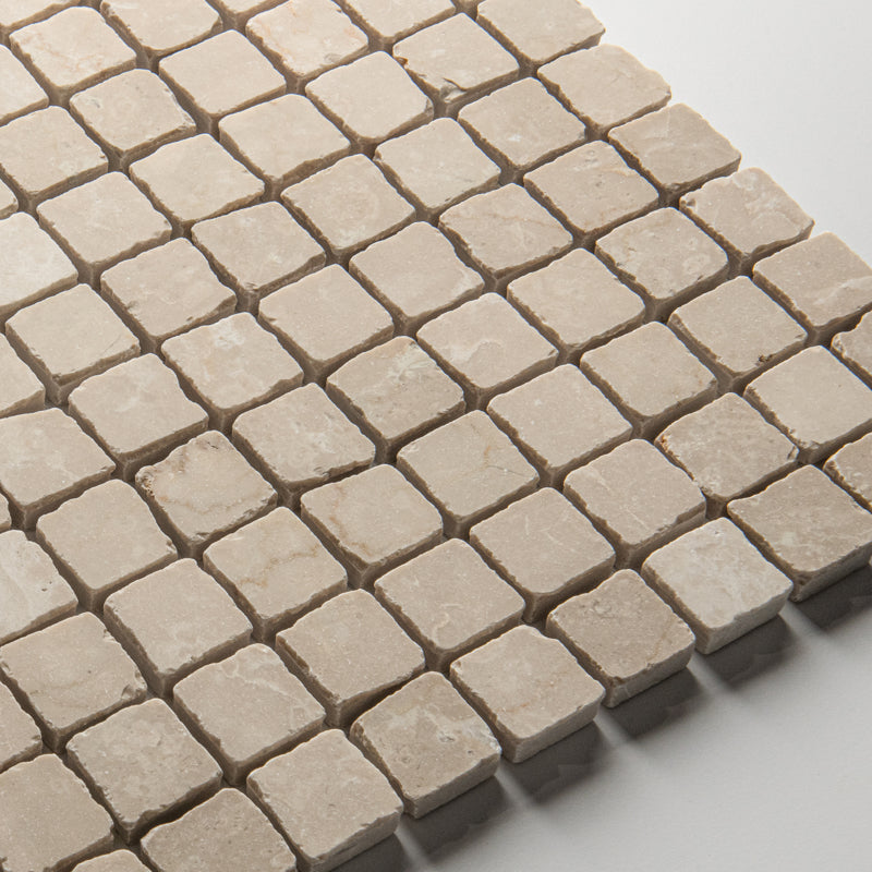 Beige Handmade Marble Mosaic Tiles