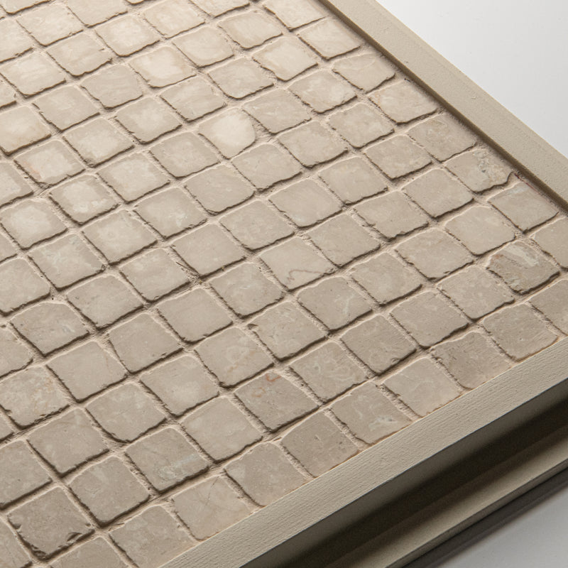 Beige Handmade Marble Mosaic Tiles