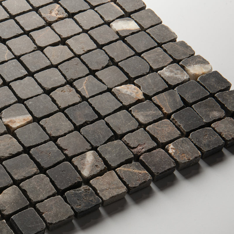 Black Handmade Marble Mosaic Tiles