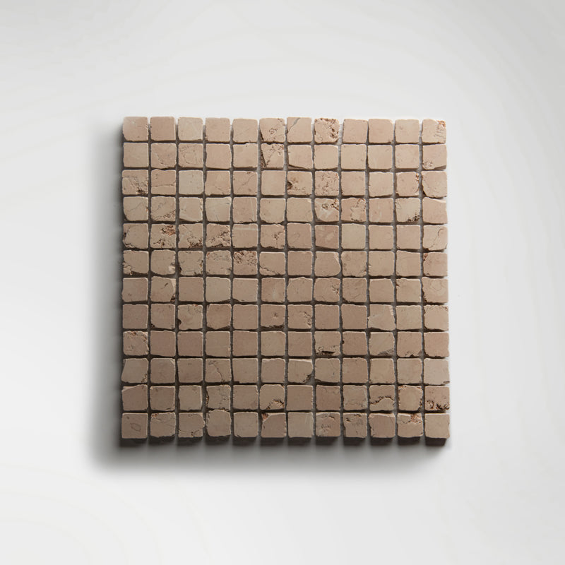 Beige Tumbled Marble Mosaic Tiles