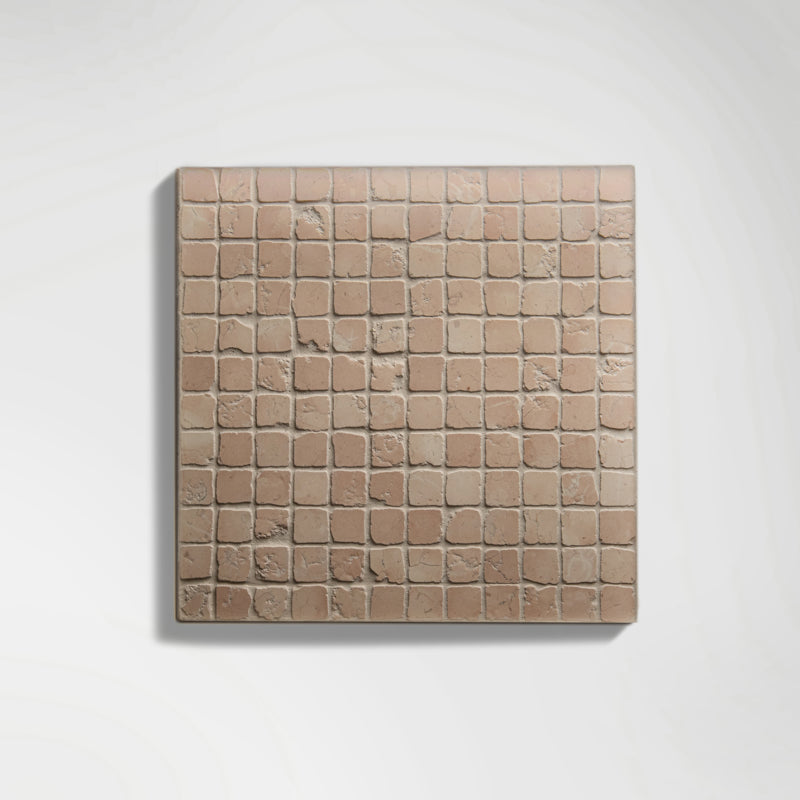 Beige Tumbled Marble Mosaic Tiles