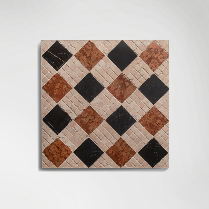 Beige Tumbled Marble Mosaic Tiles