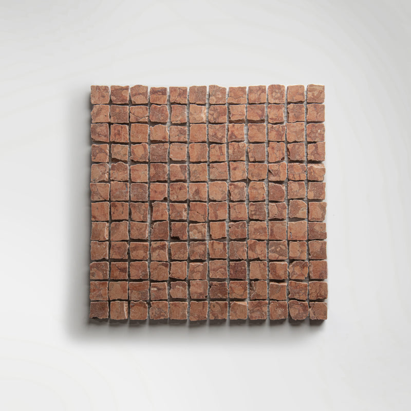 Red Tumbled Marble Mosaic Tiles