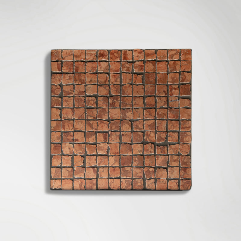 Red Tumbled Marble Mosaic Tiles