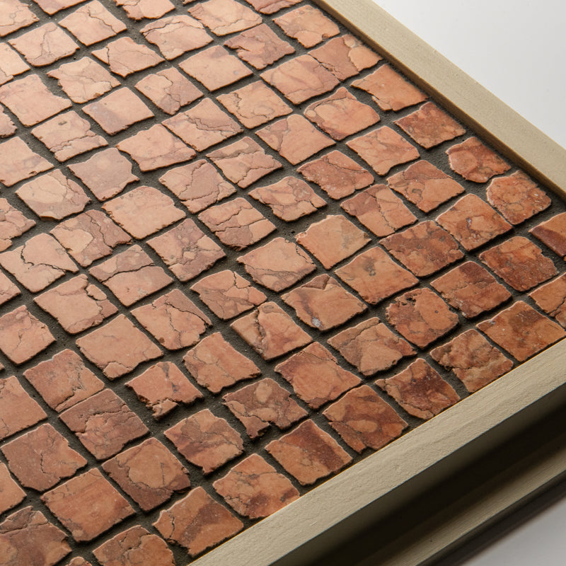 Red Tumbled Marble Mosaic Tiles