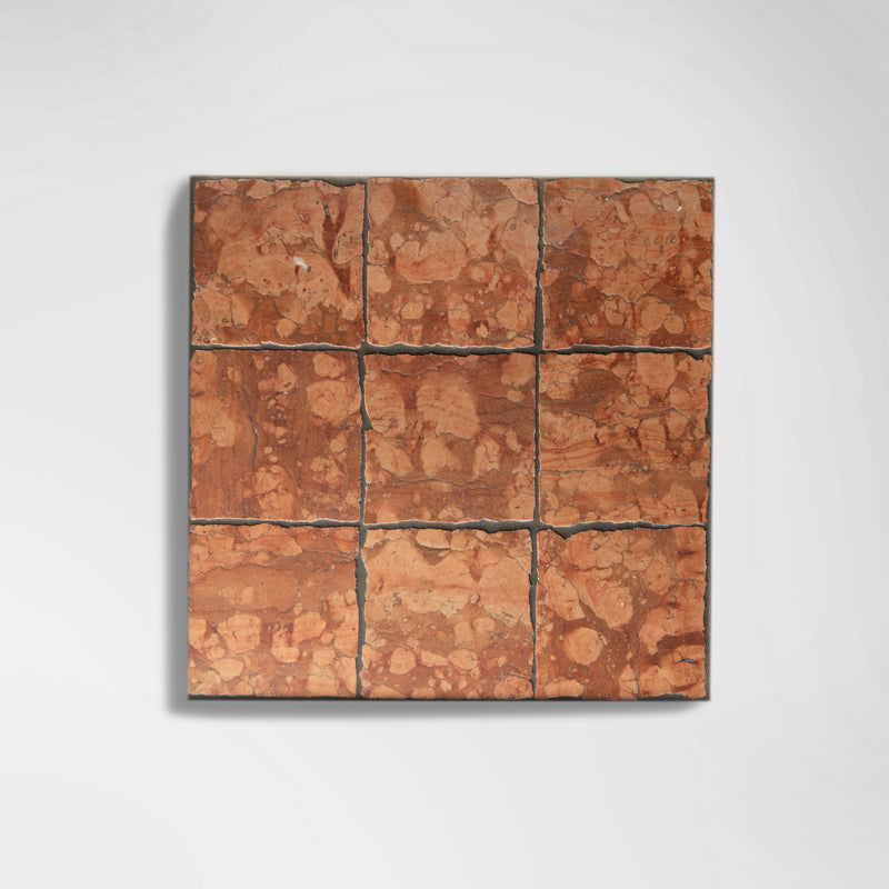 Small Red Square Handmade Marble Tiles