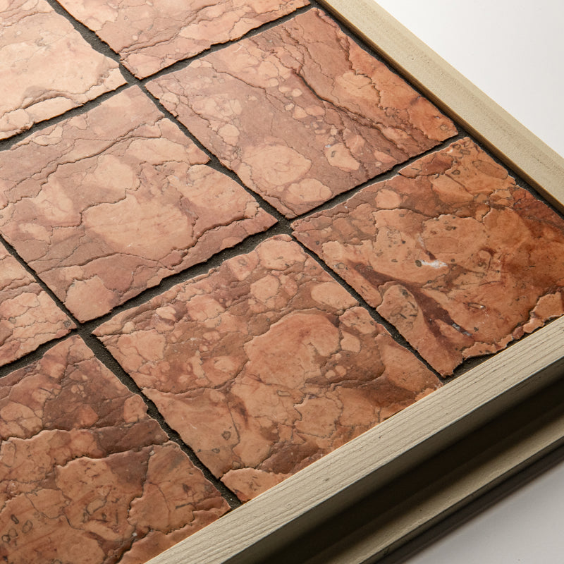 Small Red Square Handmade Marble Tiles