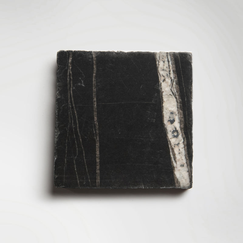 Small Black Square Handmade Marble Tiles