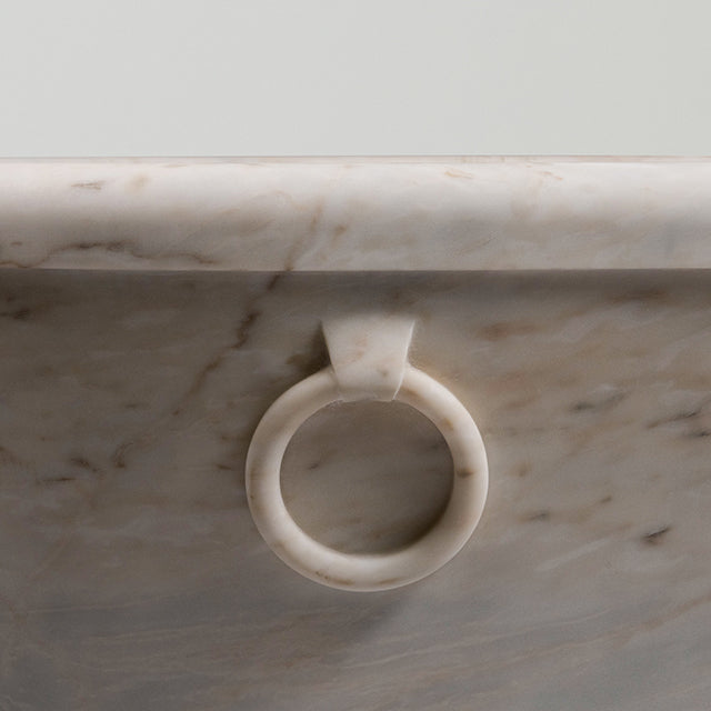 Roman San Marino Marble Luxury Bath | Honed Marble Luxury Bath
