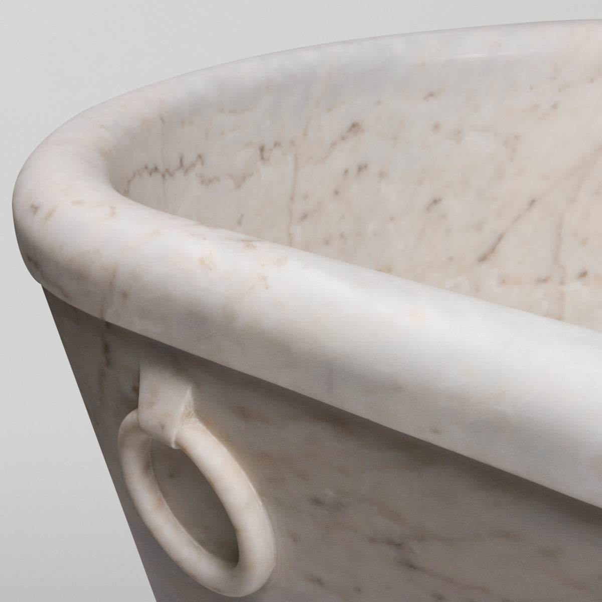 Roman San Marino Marble Luxury Bath | Honed Marble Luxury Bath