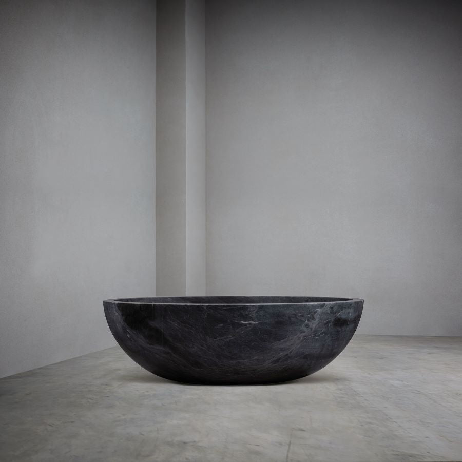 Ruivina Marble Half Egg Luxury Bath | Honed Marble Luxury Bath
