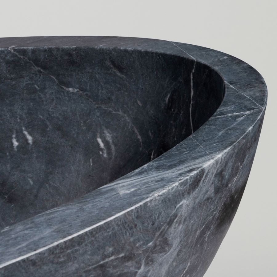 Ruivina Marble Half Egg Luxury Bath | Honed Marble Luxury Bath