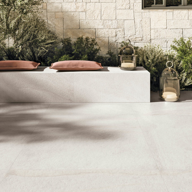 Saint Sublaine Stone Effect Porcelain Tile - Cream Tile For Walls Or Floors