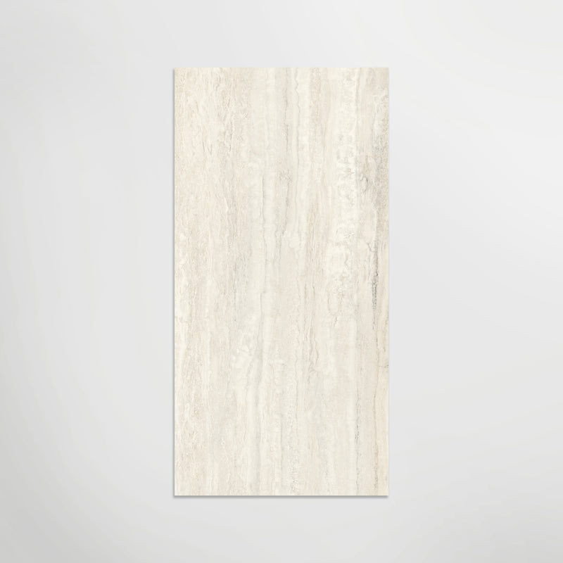 Tivoli Ivory | Silk Porcelain Travertine Effect Ivory Floor Tile