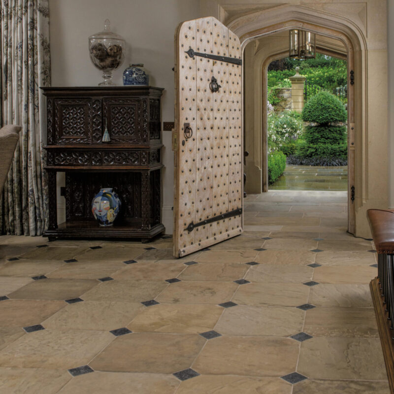 Octagon Reclaimed Stone Floor Tiles