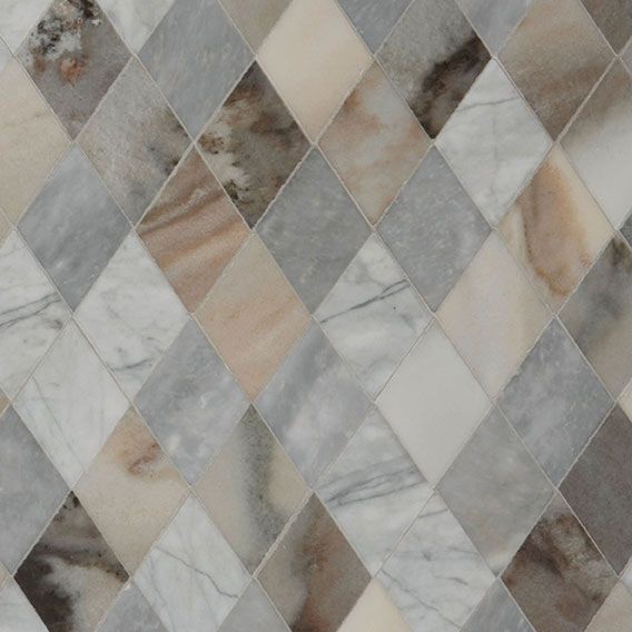 lapicida_argyle_mosaic beige marble