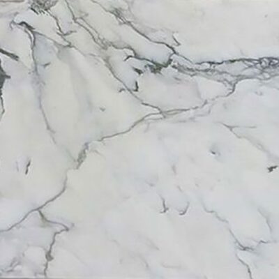 Lapicida Calacatta Capri is a cool white grey marble with deep grey veining. Suitable for bathrooms, wet rooms and swimming pools.