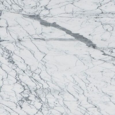 Lapicida Statuarietto is a white marble with varied grey veining