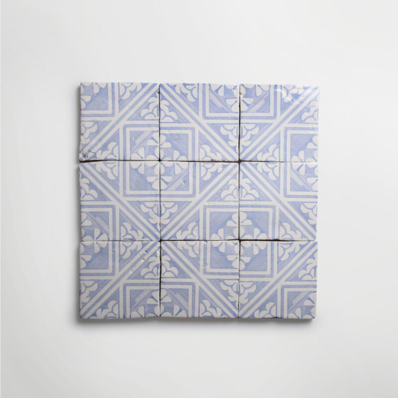Lapicida Palma Sky patterned wall tiles for bathroom, cloakroom and kitchen