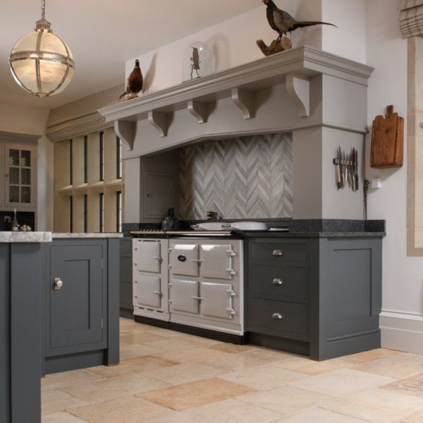 Neo Jacobean project - antique reclaimed kitchen flooring from Lapicida